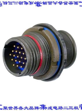 MD801-009-07NF7-10PA 圆形连接器10POS插座公形引脚压接面板安装