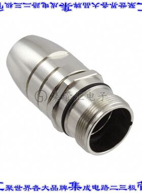 1592618 圆形连接器插件壳银色自由悬挂底壳