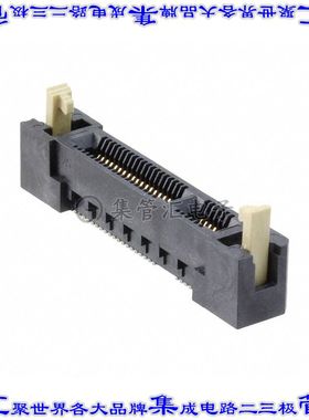 HSEC8-125-01-S-DV-A-BL 卡边缘连接器50POS母头2排0.8mm黑色镀金