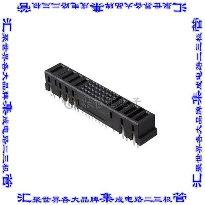 1-6450869-4 背板连接器40POS插座母插口4排通孔