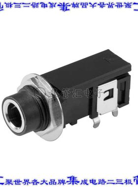 SJ-63062B 接插件连接器AUDIO JACK, 6.35 MM, HORIZONTAL,