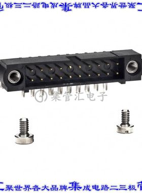 M80-5402042 针座连接器20POS接头2排2mm公形插针通孔直角镀金