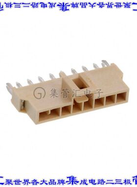 1053112308 针座连接器8POS接头2.5mm公形插针通孔直针镀金