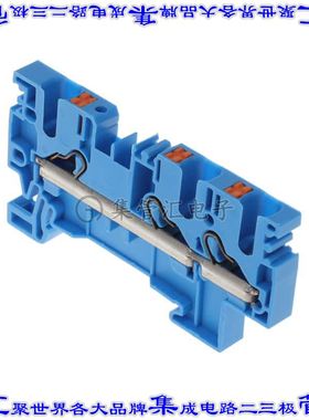 PRK 4/3A BU 端子块连接器3POS馈通式6.1mm蓝色10-21AWG