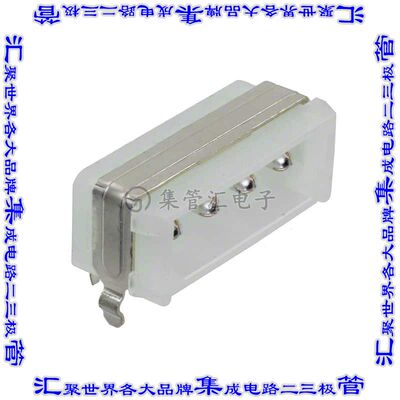 174552-1 针座连接器4POS接头5.08mm公形插针通孔直角锡