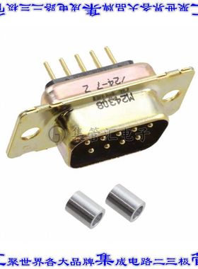 1757827-1 连接器9POS插头公引脚2排D-Sub通孔