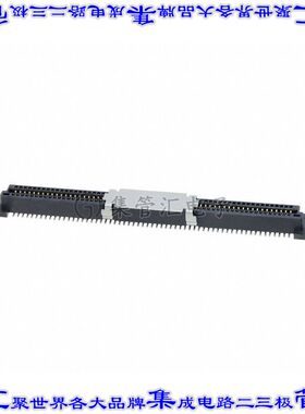 G832MB011201222HR 板对板连接器120POS插座中央带触点2排0.8mm表