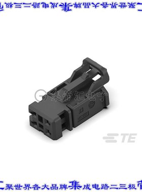 2278770-1 矩形连接器外壳4POS插座2排4.1mm母形插口天然色自由悬