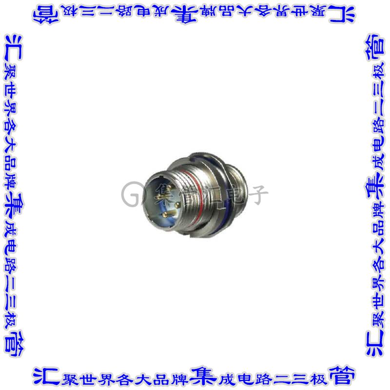 MKJ1A7F10-26SA 圆形连接器26POS插座母插口压接镀金面板安装
