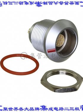 FLKC-10EGFS-GCP-001 圆形连接器10POS插座母插口焊杯镀金面板安