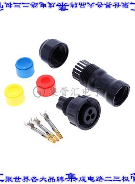 ACC-03BFFC-SL7AP0 圆形连接器3(数据)插头母插口压接镀金自由悬