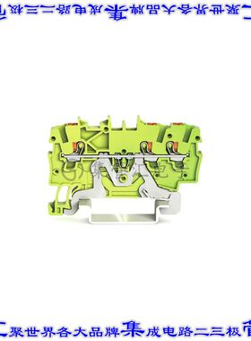 2200-1307 端子块连接器3POS接地地面3.5mm绿色黄色16-24AWG