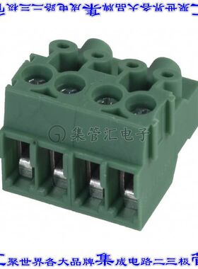 1984031 端子块连接器4POS无罩接头的插头3.5mm绿色自由悬挂