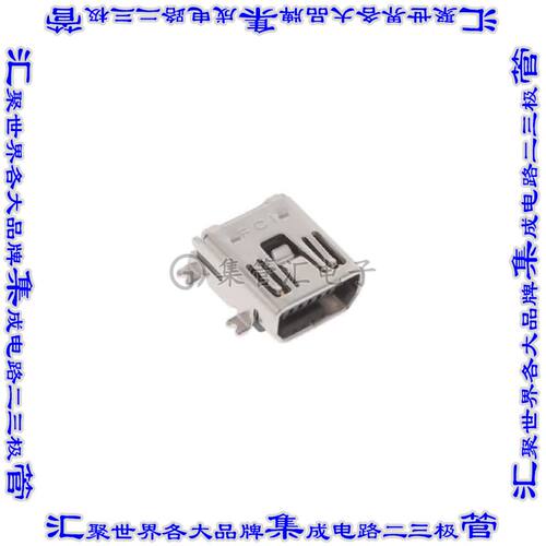10033527-N3212LF 连接器USB-miniAB插座5POS USB 2.0表面贴装直