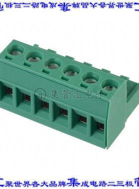 1754520 端子块连接器6POS插头母插口5mm绿色自由悬挂