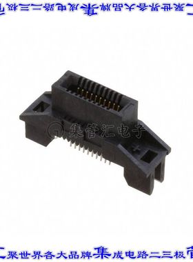 MEC8-110-02-L-D-EM2 卡边缘连接器20POS母头2排0.8mm黑色镀金