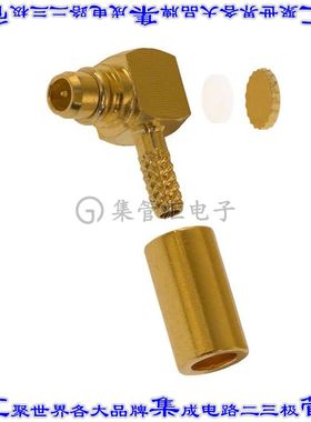 262102 同轴连接器MMCX插头公引脚焊接50欧姆自由悬挂直角