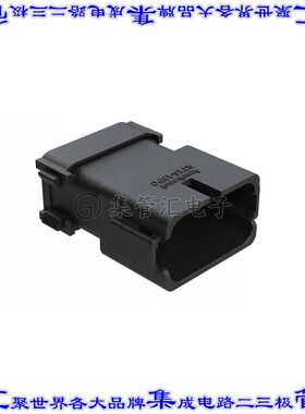 AT16-18PC-K004 矩形连接器外壳18POS插座3排公形引脚黑色自由悬