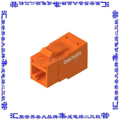RV5IJ2UOR-B24 接插件连接器INDUS REVCONN CAT5E JACK ORANG