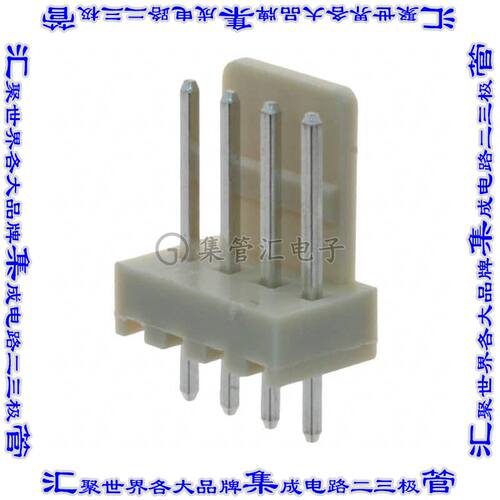 SWR25X-NRTC-S04-ST-BA 针座连接器4POS接头2.54mm公形插针通孔直