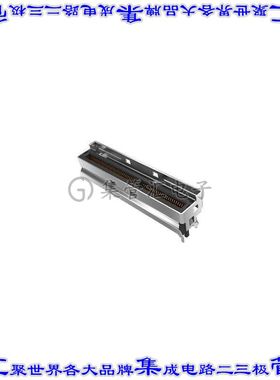 G42V14312HR 卡边缘连接器124POS母头2排0.6mm黑色镀金