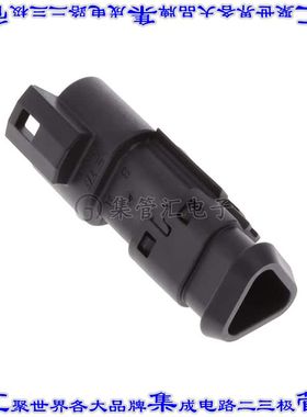 DT04-3P-TN82 矩形连接器外壳3POS插座2排公形引脚黑色自由悬挂