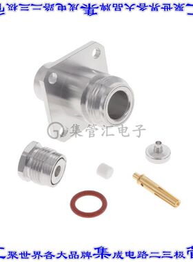 R161252000 同轴连接器N型插孔母形插口焊接50欧姆面板安装