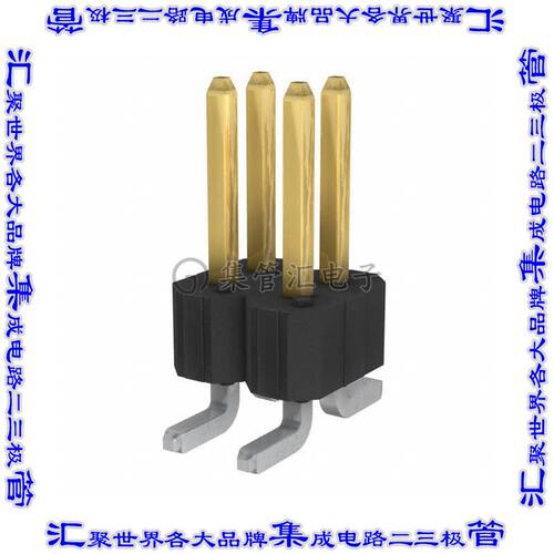 54202-G0802ALF 针座连接器4POS接头2排2.54mm公形插针表贴SMD镀