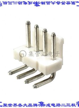 647676-4 针座连接器4POS接头3.96mm公形插针通孔直角锡