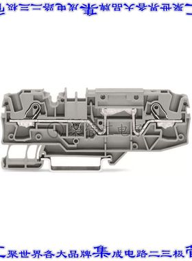 2006-1601 端子块连接器2POS馈通式7.5mm灰色8-20AWG