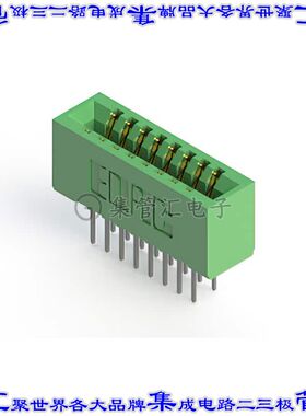 341-016-521-201 卡边缘连接器16POS母头2排2.54mm绿色镀金