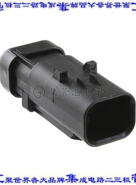 776428-2 矩形连接器外壳2POS插座4.5mm公形引脚黑色自由悬挂