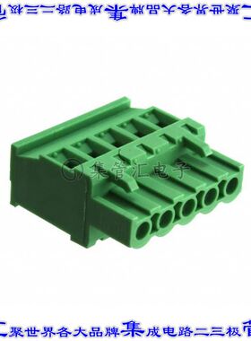 TS05515A0000G 端子块连接器5POS插头母插口5.08mm绿色自由悬挂