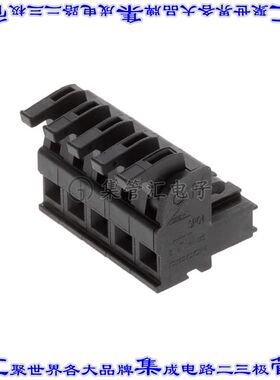 ASP0450522 端子块连接器5POS插头母插口5mm黑色自由悬挂