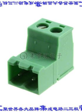 1786174 端子块连接器2POS插头公引脚5.08mm绿色自由悬挂