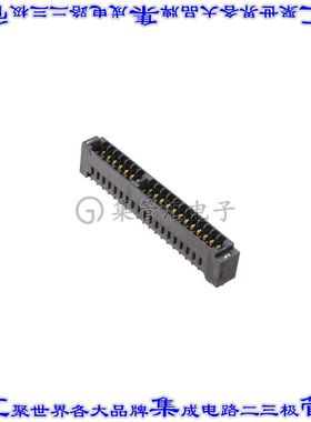 MEC2-20-01-L-DV-WT 卡边缘连接器40POS母头2排2mm黑色镀金