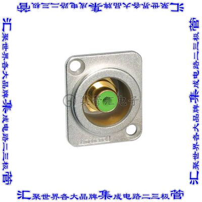 ACJD-GRN 接插件连接器CONN RCA JACK CHASIS MOUNT GREEN