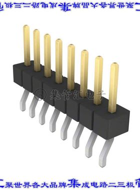 GBC08SBSN-M89 针座连接器8POS分离式2.54mm公形插针表贴SMD镀金