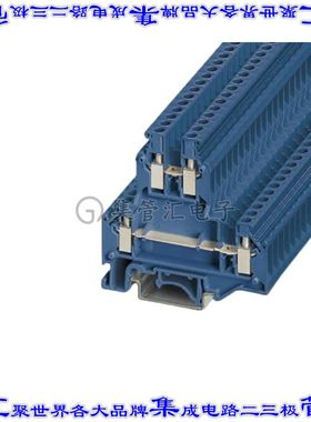 3216053 端子块连接器4POS馈通式2排6.2mm蓝色10-26AWG