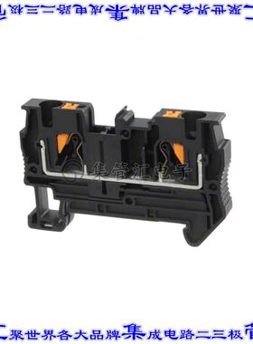 3211776 端子块连接器2POS馈通式6.2mm黑色10-24AWG