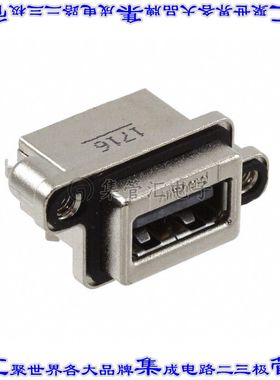 MUSBRA511R0 连接器USB-A插座4POS USB 2.0通孔