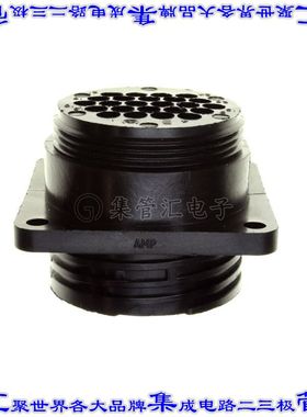 206838-1 圆形连接器24POS插座外壳用于公插针黑色面板安装