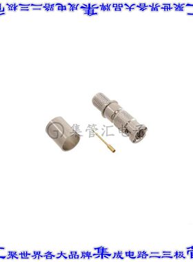 HDBNC-P-C-GN-ST-CA6 同轴连接器BNCHD插头公引脚焊接75欧姆自由