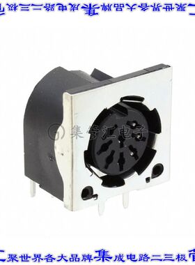 HR212-10R-8SDL(73) 圆形连接器8POS插座母插口焊接锡通孔直角