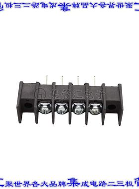 T38021-04-0 端子块连接器4电路隔板接线座9.53mm螺钉带紧固板