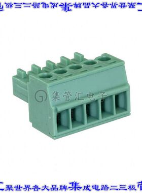 5441236 端子块连接器5POS插头母插口3.5mm绿色自由悬挂