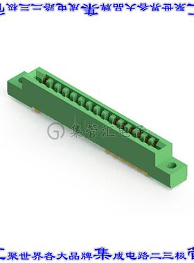 307-030-500-202 卡边缘连接器30POS母头2排3.96mm绿色镀金