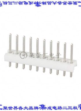 1-640452-0 针座连接器10POS接头2.54mm公形插针通孔直针锡