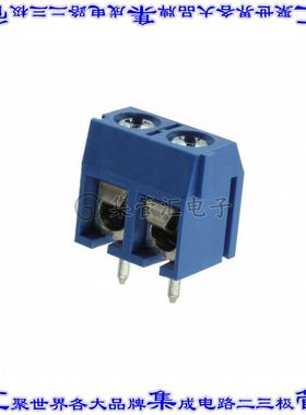 1776493-2 线对板连接器2POS接线端子5.08mm通孔水平带板