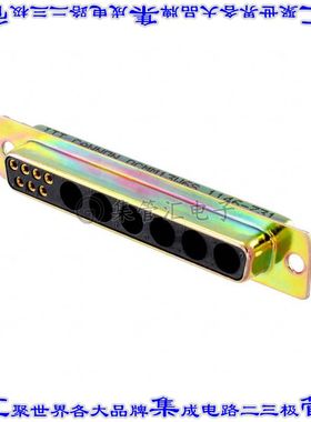 DCMM-13W6S 连接器13(7+6同轴或电源)插座母插口2排D-Sub组合式面